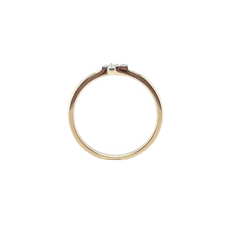Diamond Cross Ring