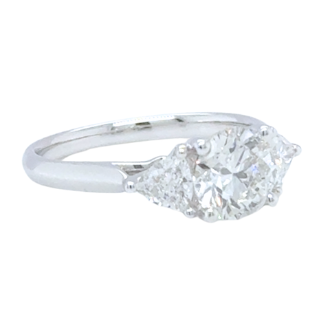 Hattie - Trilogy Diamond Ring -  Paddington Jeweller - Ojco