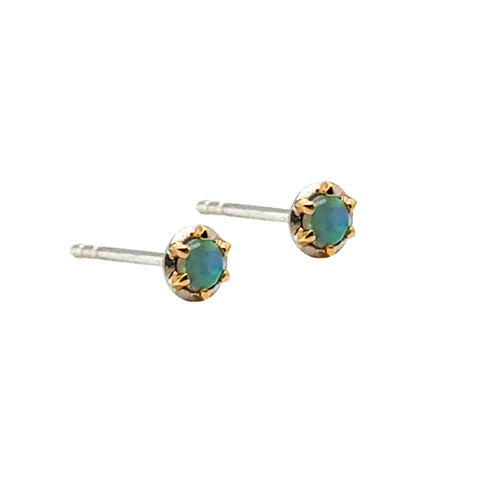 Dahlia - Australian Light Opal Earrings