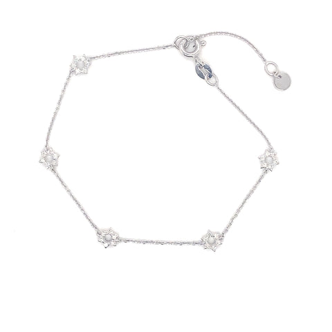 Diamond Magen David bracelet -  Paddington Jeweller - Ojco