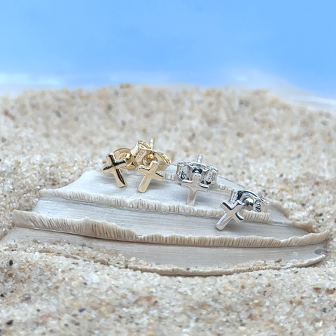 Cross Stud Earrings