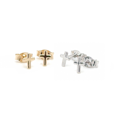 Cross Stud Earrings