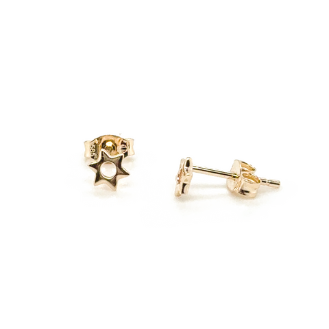Star of David Stud Earring