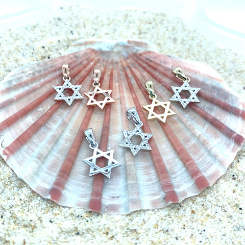 Star of David Pendant -  Paddington Jeweller - Ojco