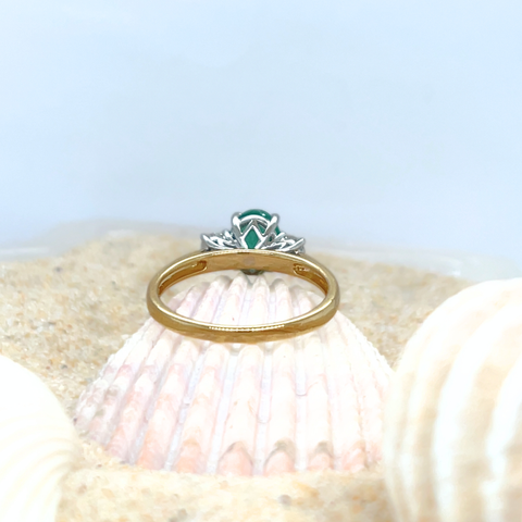 Gabriella - Emerald Trilogy Ring
