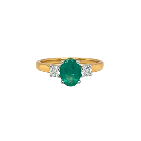Gabriella - Emerald Trilogy Ring
