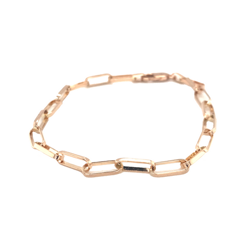 PAPERCLIP BRACELET ROSE -  Paddington Jeweller - Ojco