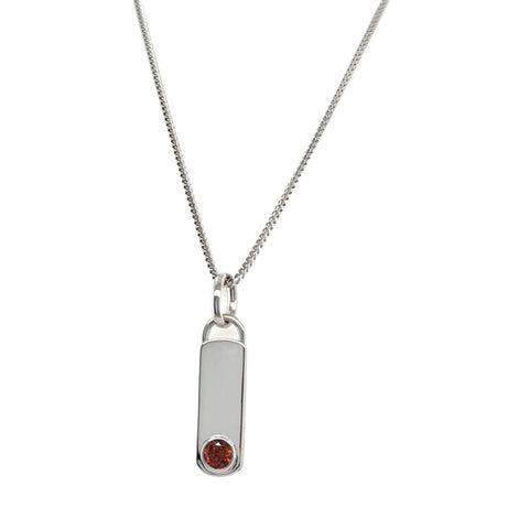Hugo - Pendant Orange Zirconia