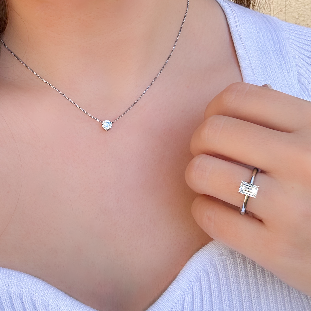 Leonor Labgrown Necklace - 0.50ct -  Paddington Jeweller - Ojco