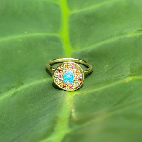 Klhoe - Ring Crystal Light Opal 0.32ct