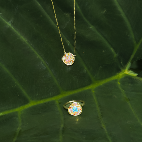 Klhoe - Ring Crystal Light Opal 0.32ct