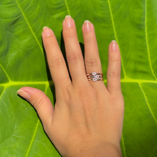 Diamond Star of David Ring