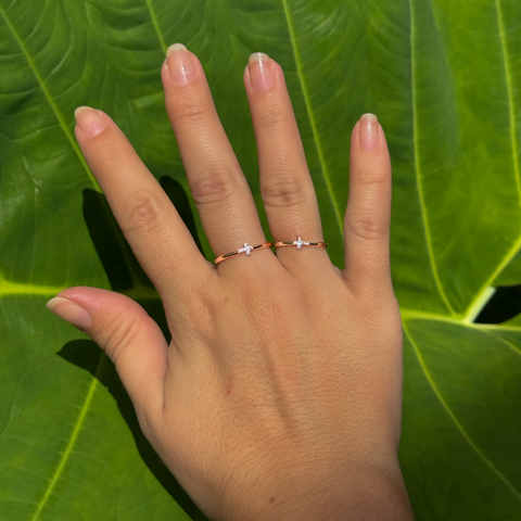 Diamond Cross Ring