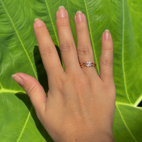 Diamond Cross Ring