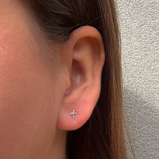 Cross Stud Earrings