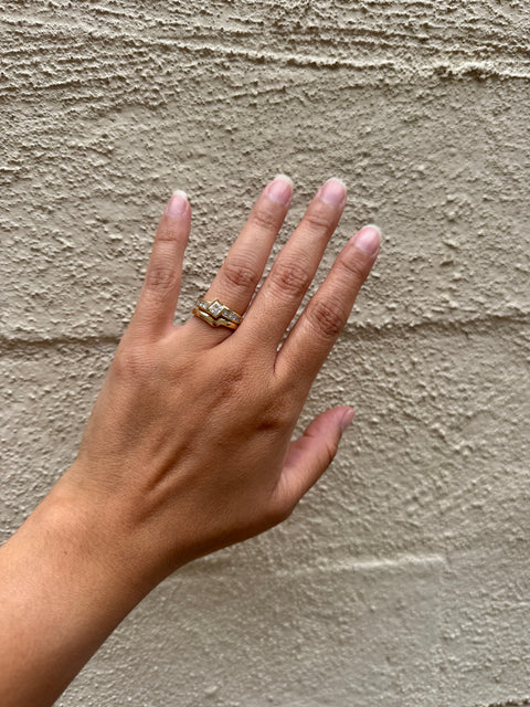 Daisy Custom Design Wedding Band -  Paddington Jeweller - Ojco