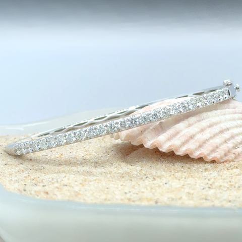 Joanna Diamond Bangle – 2.00ct Tennis-Style