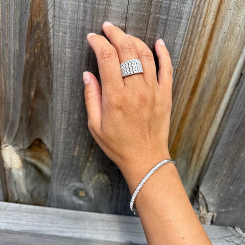 Joanna Diamond Bangle – 2.00ct Tennis-Style