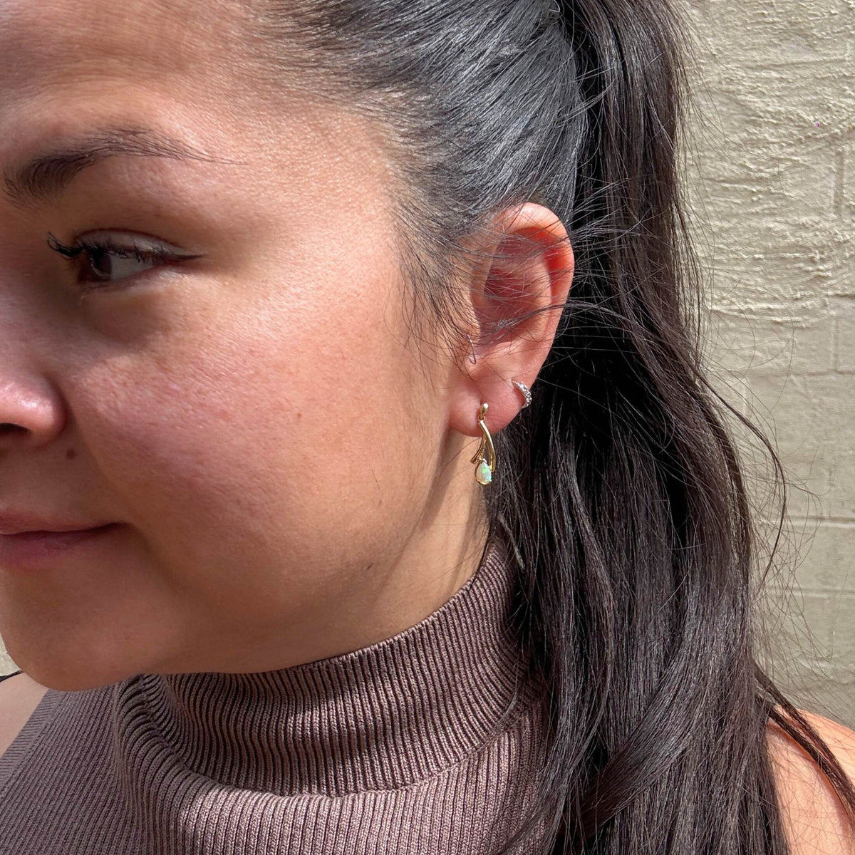 Kendall – Opal Drop Earrings -  Paddington Jeweller - Ojco