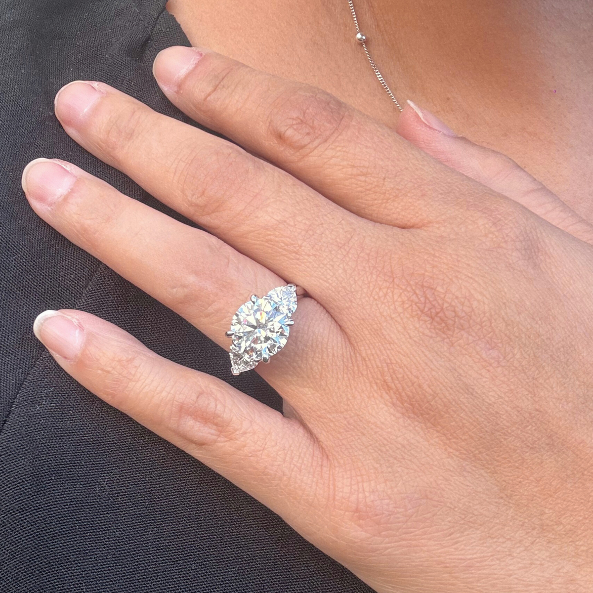 Max Trilogy Diamond Engagement Ring – Custom Made | Paddington Jeweller