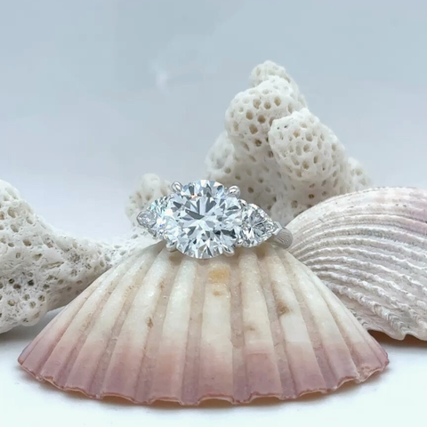 Max Custom Made - Trilogy Diamond Engagement Ring -  Paddington Jeweller - Ojco