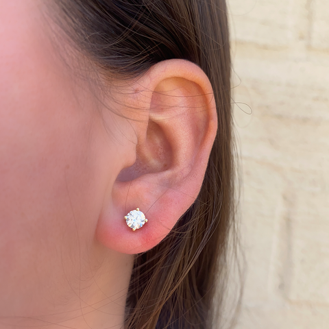 Melina Studs Labgrown -1.00ct -  Paddington Jeweller - Ojco