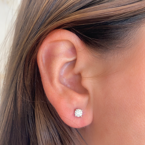 Melina Studs Labgrown -0.76ct -  Paddington Jeweller - Ojco