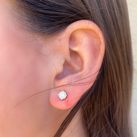 Melina Studs Labgrown -1.00ct -  Paddington Jeweller - Ojco