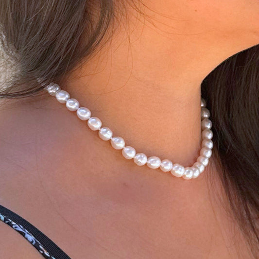 Close-up of Australian South Sea pearls with high lustre