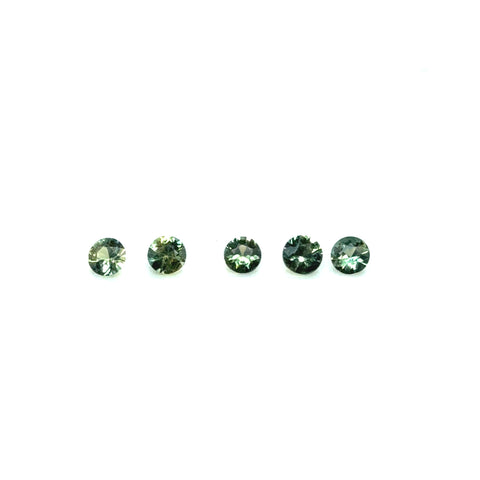 Loose Stone - Australian Parti Colour Sapphire 3.5mm