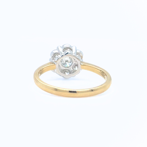 Poppy Flower Cluster Ring