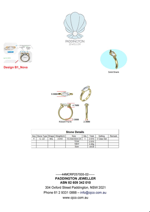 Nova - New Bridal Collection 2025 -  Paddington Jeweller - Ojco