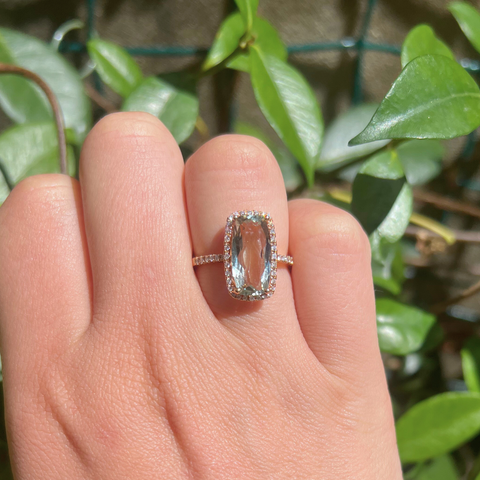 Leyla – Green Amethyst Ring