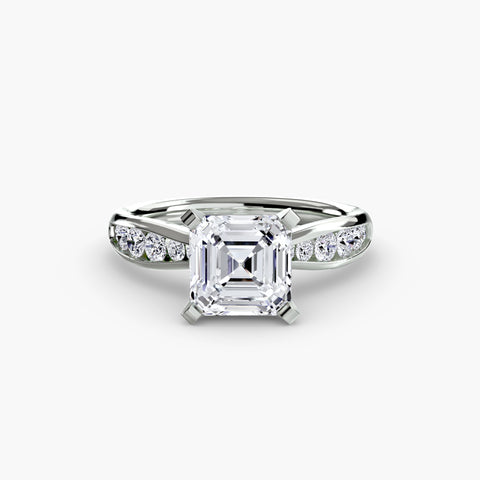 Solitaire with Pavé 3 -  Paddington Jeweller - Ojco