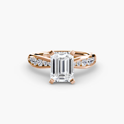 Solitaire with Pavé 3 -  Paddington Jeweller - Ojco