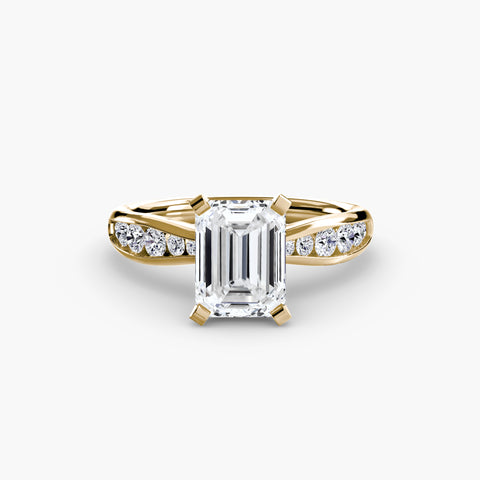 Solitaire with Pavé 3 -  Paddington Jeweller - Ojco