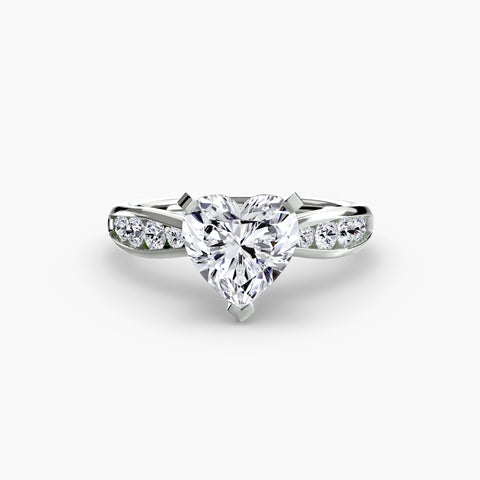 Solitaire with Pavé 3 -  Paddington Jeweller - Ojco