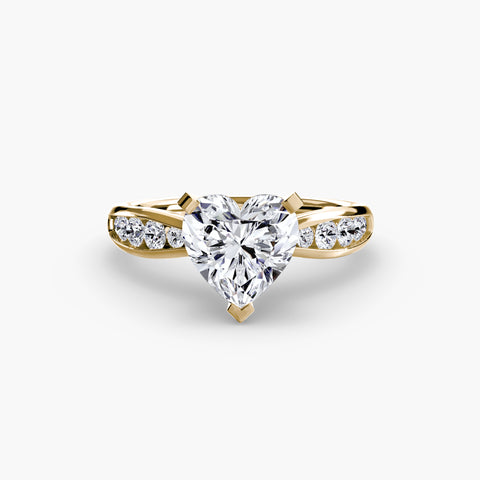 Solitaire with Pavé 3 -  Paddington Jeweller - Ojco