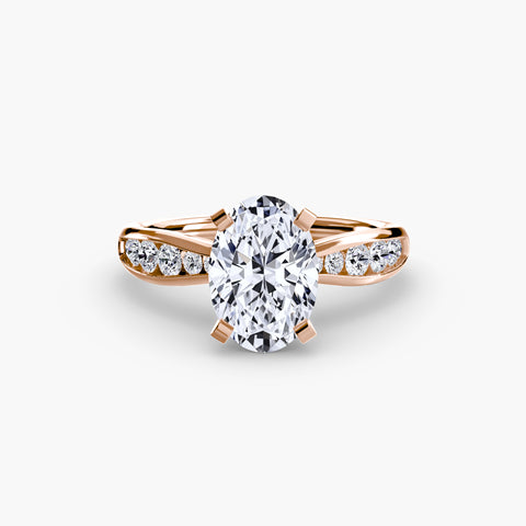 Solitaire with Pavé 3 -  Paddington Jeweller - Ojco