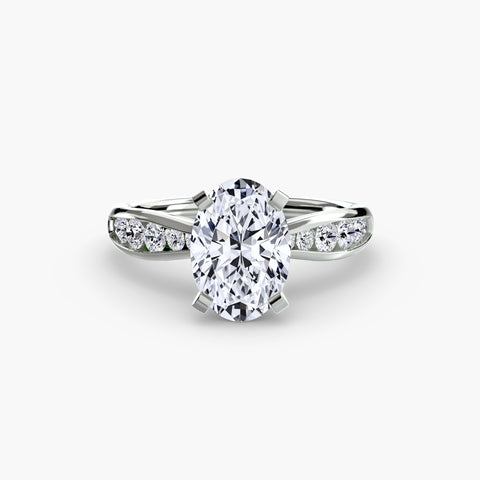 Solitaire with Pavé 3 -  Paddington Jeweller - Ojco