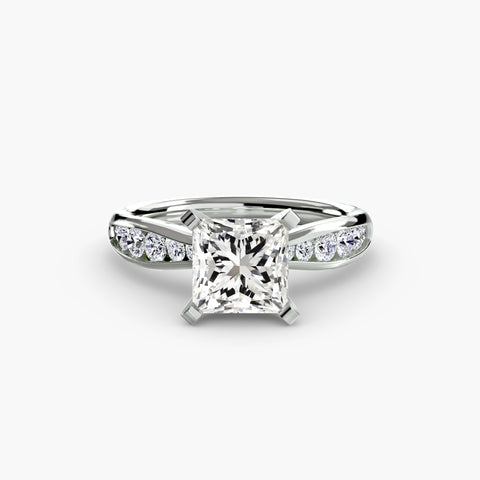 Solitaire with Pavé 3 -  Paddington Jeweller - Ojco