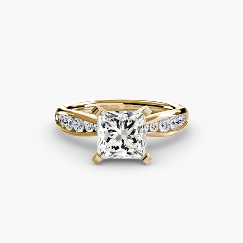 Solitaire with Pavé 3 -  Paddington Jeweller - Ojco