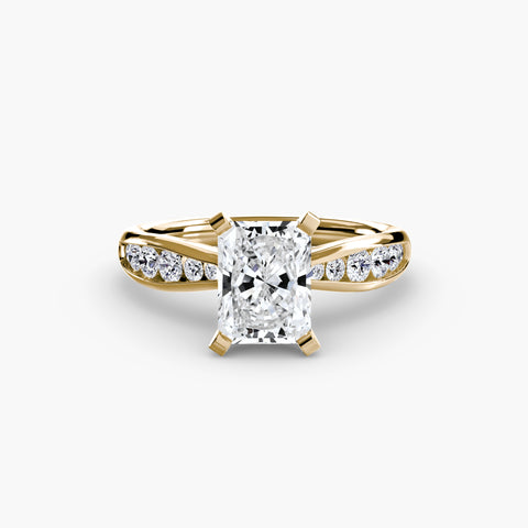 Solitaire with Pavé 3 -  Paddington Jeweller - Ojco