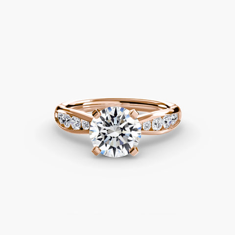 Solitaire with Pavé 3 -  Paddington Jeweller - Ojco