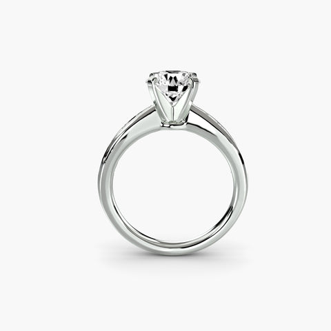 Solitaire with Pavé 3 -  Paddington Jeweller - Ojco