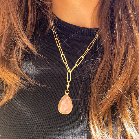 Enhancer Rose Quartz -  Paddington Jeweller - Ojco