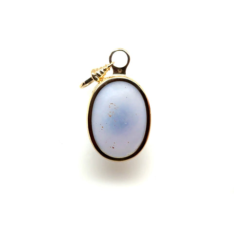 Enhancer Chalcedony Blue