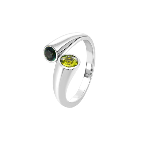 Toi et Moi Solene - Round cut Sapphire