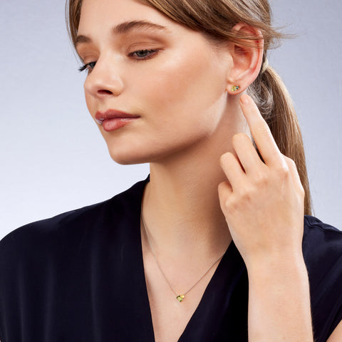 Toi Et Moi Trilliant Sapphire Earrings