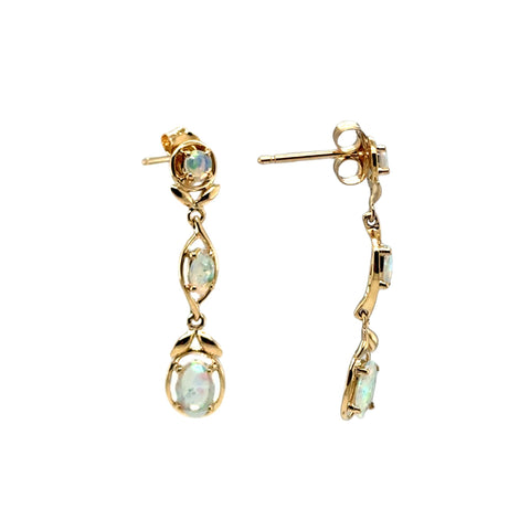 Samara - Opal Drop Earrings
